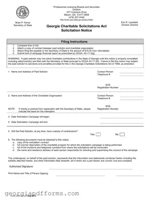 Fill a Valid Georgia S200 Template